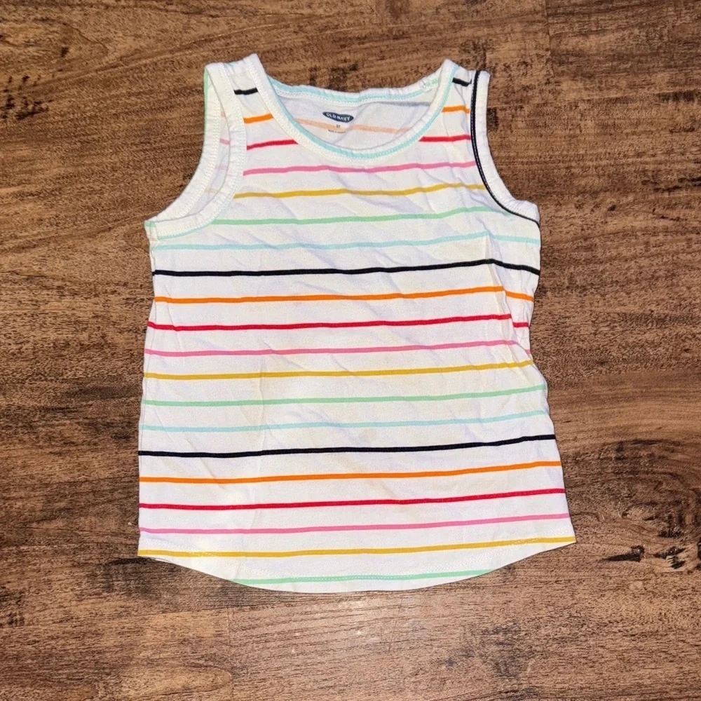 Old Navy Multicolor Striped Kids Tank Top